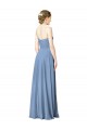 Fábrica de Lombar Chiffon Amor Comprimento Chão Sem Mangas Vestido de Festa / Vestidos de Noiva