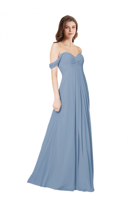 Fábrica de Lombar Chiffon Amor Comprimento Chão Sem Mangas Vestidos de Festa