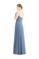 Fábrica de Chiffon Amor Comprimento Chão Sem Mangas Vestido de Madrinha / Vestido de Noite