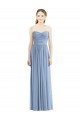 Fábrica de Chiffon Amor Comprimento Chão Sem Mangas Longo Vestido Formais / Vestido de Madrinha