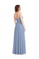 Fábrica de Chiffon Sem alças Comprimento Chão Sem Mangas Vestidos de Noiva / Vestidos de Festa
