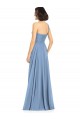 Fábrica de Chiffon Um Ombro Comprimento Chão Sem Mangas Vestidos de Festa / Vestidos de Madrinha