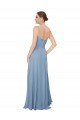 Fábrica de Lombar Chiffon Amor Comprimento Chão Sem Mangas Vestidos de Festa / Vestidos de Madrinha