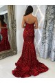 Fábrica de Lantejoulas Veludo Amor Comboio Corte Sem Mangas Vestidos de Festa