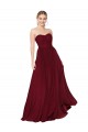 Fábrica de Chiffon Amor Comprimento Chão Sem Mangas Longo Vestidos de Madrinha / Vestidos de Noite / Vestidos de Festa