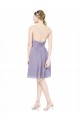 Fábrica de Chiffon Amor Comprimento Joelho Sem Mangas Vestidos de Madrinha / Vestidos de Cocktail / Vestidos de Homecoming