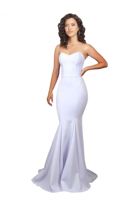 Fábrica de Crepe Esticado Amor Comprimento Chão Sem Mangas Vestidos de Noiva