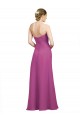Fábrica de Lombar Chiffon Amor Comprimento Chão Sem Mangas Frutos Silvestres Vestidos de Madrinha