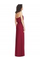 Fábrica de Lombar Chiffon Amor Comprimento Chão Sem Mangas Vestido de Festa / Vestido de Madrinha