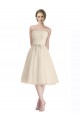 Fábrica de Tule Sem alças Comprimento Cocktail Sem Mangas Vestidos de Madrinha / Vestidos de Cocktail / Vestidos de Homecoming