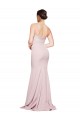 Fábrica de Lombar Crepe Esticado Sem alças Comboio Varredela Sem Mangas Vestidos de Madrinha / Vestidos de Noite / Vestidos de Festa