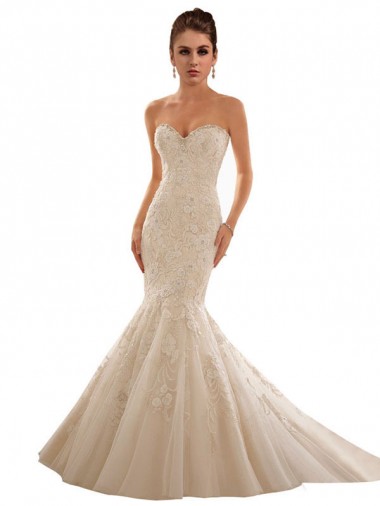 Fábrica de Tule & Renda Amor Comboio Capela Sem Mangas Longo Vestido de Noiva