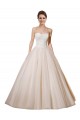 Fábrica de Tule & Renda Amor Comboio Capela Sem Mangas Vestido de Baile Longo Vestidos de Noiva
