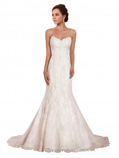 Fábrica de Renda Amor Comboio Capela Sem Mangas Vestido de Festa / Vestidos de Noiva