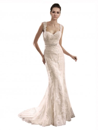 Fábrica de Tule & Renda Amor Comboio Capela Sem Mangas Vestido de Festa / Vestido de Madrinha
