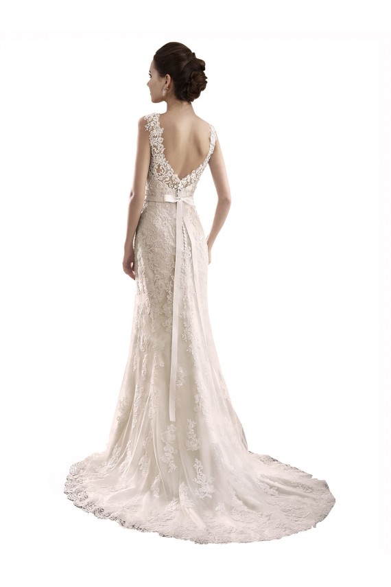 Fábrica de Tule & Renda Amor Comboio Capela Sem Mangas Vestido de Festa / Vestido de Madrinha