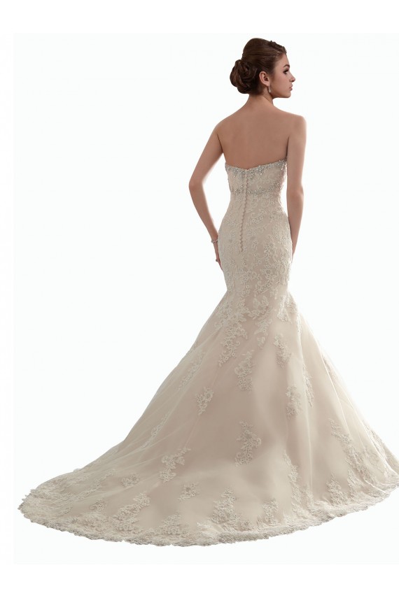 Fábrica de Tule & Renda Amor Comboio Capela Sem Mangas Longo Vestidos de Noiva