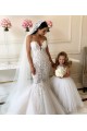 Fábrica de Tule & Renda Barco Comboio Capela Sem Mangas Vestidos para Meninas de Flores