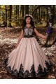 Fábrica de Cetim & Renda Amor Comprimento Chão Sem Mangas Vestidos para Meninas de Flores