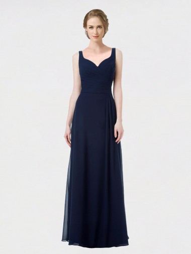 Fábrica de Lombar Chiffon Amor Comprimento Chão Sem Mangas Longo Vestidos de Festa