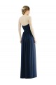 Fábrica de Chiffon Amor Comprimento Chão Sem Mangas Vestidos de Madrinha / Vestidos de Noite