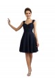 Fábrica de Renda Amor Comprimento Joelho Sem Mangas Vestidos de Madrinha / Vestidos de Cocktail