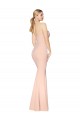 Fábrica de Crepe Esticado Amor Comprimento Chão Sem Mangas Sereia Vestidos de Madrinha / Vestidos de Noite / Vestidos de Festa