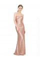 Fábrica de Lombar Lantejoulas Amor Comprimento Chão Sem Mangas Vestidos de Madrinha / Vestidos de Noite / Vestidos de Festa