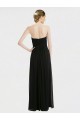 Fábrica de Lombar Chiffon & Renda Amor Comprimento Chão Sem Mangas Linha A Vestidos de Madrinha
