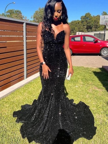 Fábrica de Lantejoulas Veludo Amor Comprimento Chão Sem Mangas Longo Vestidos de Festa