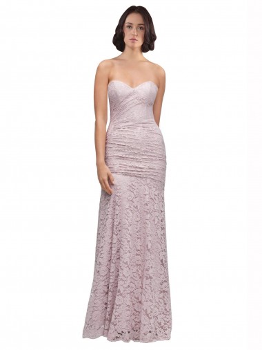 Fábrica de Renda Amor Comprimento Chão Sem Mangas Vestido de Madrinha / Vestido de Festa