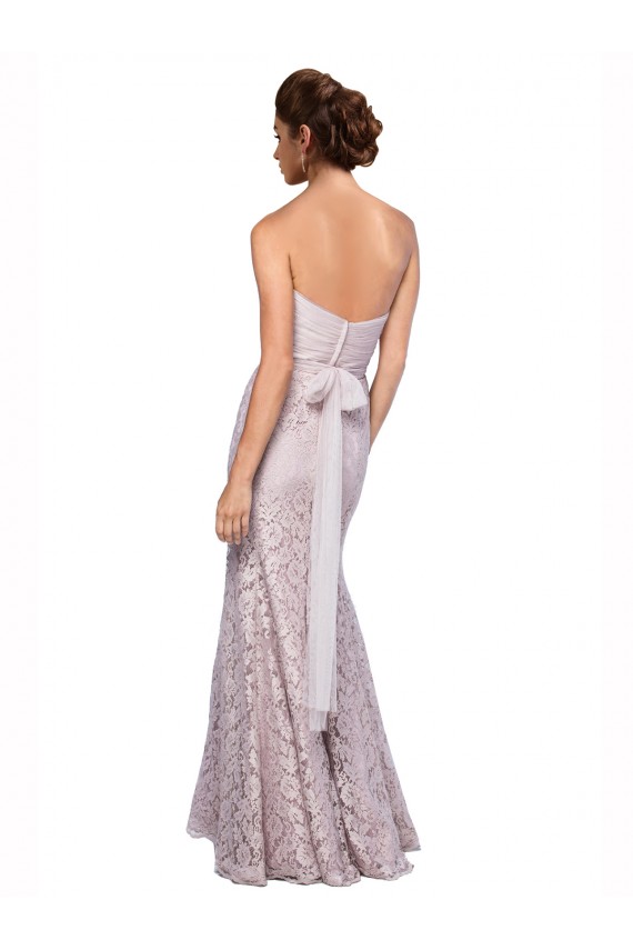 Fábrica de Renda Amor Comprimento Chão Sem Mangas Vestidos de Madrinha / Vestidos de Festa