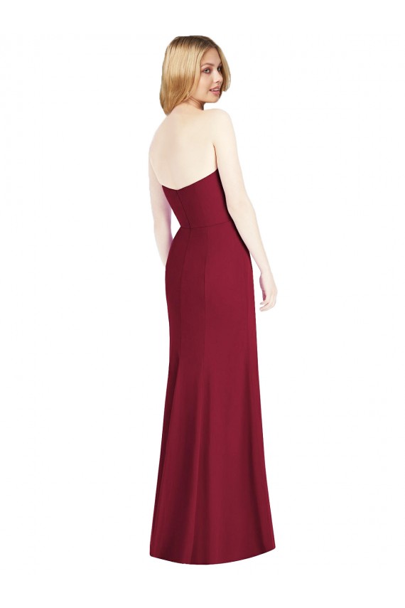 Fábrica de Chiffon Amor Comprimento Chão Sem Mangas Rosa Deserto Vestidos de Madrinha