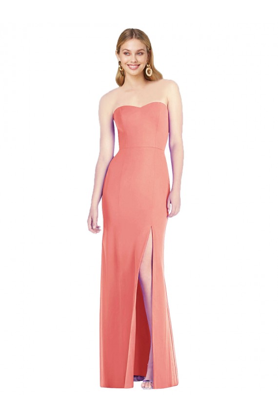 Fábrica de Chiffon Amor Comprimento Chão Sem Mangas Rosa Deserto Vestidos de Madrinha