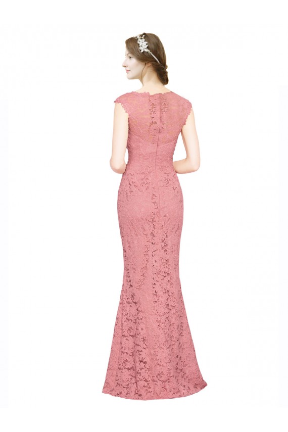 Fábrica de Renda Amor Comprimento Chão Sem Mangas Longo Vestidos de Madrinha / Vestidos de Festa