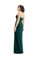Fábrica de Lombar Chiffon Amor Comprimento Chão Sem Mangas Sempre Verde Vestidos de Madrinha