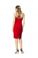 Fábrica de Crepe Esticado Amor Comprimento Cocktail Sem Mangas Vestidos de Madrinha / Vestidos de Noite / Vestidos de Festa