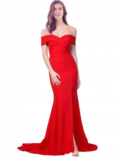 Fábrica de Crepe Esticado Amor Comprimento Chão Sem Mangas Vestidos de Madrinha / Vestidos de Noite / Vestidos de Festa