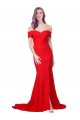 Fábrica de Crepe Esticado Amor Comprimento Chão Sem Mangas Vestidos de Madrinha / Vestidos de Noite / Vestidos de Festa