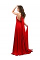 Fábrica de Criss Cruz Spandex Cabeçada Comprimento Chão Sem Mangas Vestidos de Madrinha / Vestidos de Noite / Vestidos de Festa